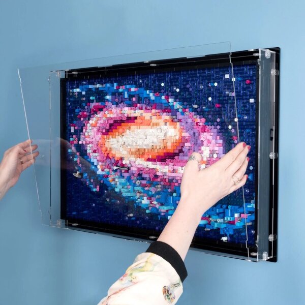 Acryl-Wand-Display f&uuml;r LEGO&reg; 31212 Die Milchstrassen-Galaxie