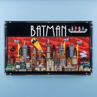 Pr&eacute;sentoir mural en acrylique pour LEGO&reg; 76271 Batman : la s&eacute;rie anim&eacute;e Gotham City