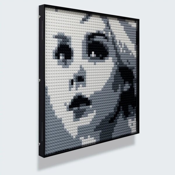 Acrylic frame for LEGO&reg; 40179 Mosaic Designer (Black)