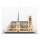 Display in acrilico per LEGO&reg; 21061 Notre-Dame de Paris (con base nera)