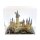 Acryl-Display f&uuml;r LEGO&reg; 71043 Harry Potter Schloss Hogwarts (Mit schwarzem Boden)