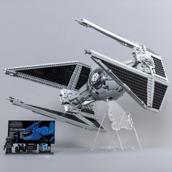 Acryl-St&auml;nder f&uuml;r LEGO&reg; 75382 Star Wars UCS TIE Interceptor