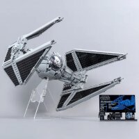 Acryl-St&auml;nder f&uuml;r LEGO&reg; 75382 Star Wars UCS TIE Interceptor