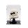 Acrylic display for various LEGO&reg; Helmet models (18 x 18 x 24 cm with black base)