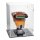 Acrylic display for various LEGO&reg; Helmet models (18 x 18 x 24 cm with black base)