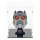 Acrylic display for various LEGO&reg; Helmet models (18 x 18 x 24 cm with black base)