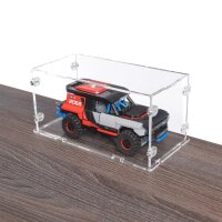 Acryl-Display f&uuml;r verschiedene LEGO&reg; Speed Champion Modelle (23 x12x11 Cm klarem Boden, Stabelbar)