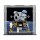 Display acrilico per LEGO&reg; 10266 NASA Apollo 11 Lunar Module (con immagine di sfondo)