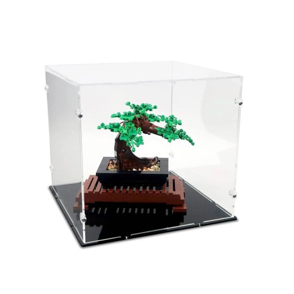 Display acrilico per LEGO&reg; 10281 Bonsai Tree (con base nera)