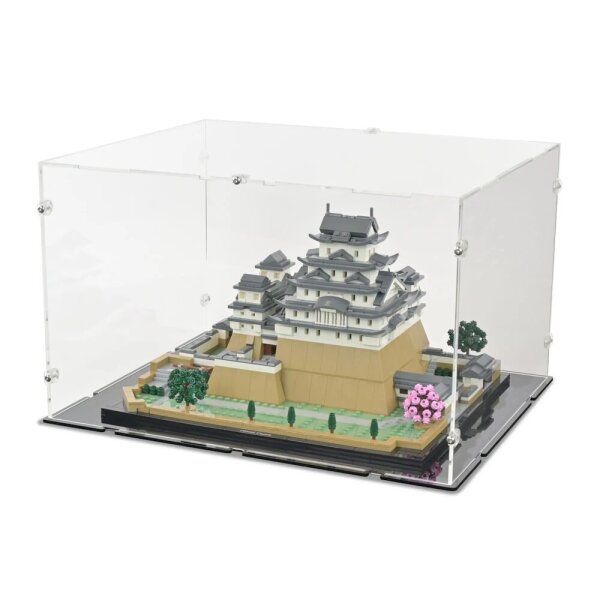 Display in acrilico per LEGO&reg; 21060 Castello di Himeji (con base nera)