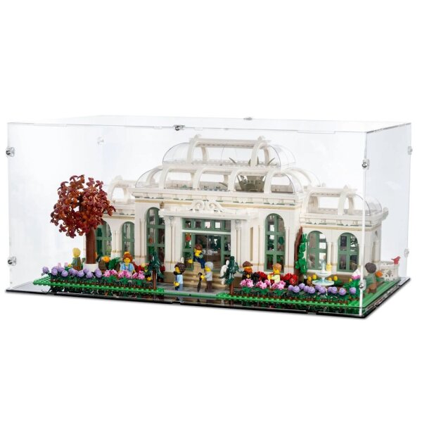 Acrylic display for LEGO&reg; 21353 The Botanical Garden (with black base)