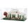 Acrylic display for LEGO&reg; 21353 The Botanical Garden (with black base)
