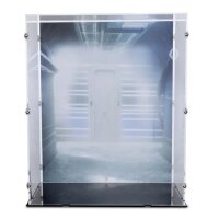 Acrylic display for LEGO&reg; 75398/75379 Star Wars C-3PO & R2-D2 (With background image of a Rebel base)