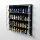 Acrylic wall display for 40 LEGO&reg; minifigures (with black background)