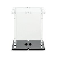 Pr&eacute;sentoir en acrylique pour 1 figurine LEGO&reg; (avec base noire et 2 tenons)