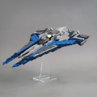 Support acrylique pour mod&egrave;les LEGO&reg; (inclin&eacute; 12 cm de hauteur)