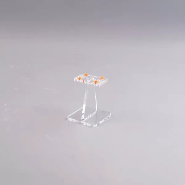 Acrylic stand for LEGO&reg; models (flat 8 cm high)