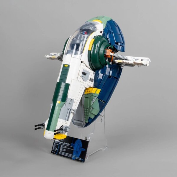 Acrylic stand for LEGO&reg; 75409# Star Wars UCS Jango Fetts Firespray-Class Starship