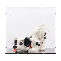 Acryl-Display f&uuml;r LEGO&reg; 43269 Welpe aus 101 Dalmatiner (Mit schwarzem Boden)
