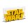 Acryl-Display f&uuml;r LEGO&reg; 75407 Star Wars Logo aus LEGO Steinen  (Mit schwarzem Boden)