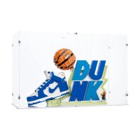 Acrylic display for LEGO&reg; 43008 Nike Dunk x  (With white base)