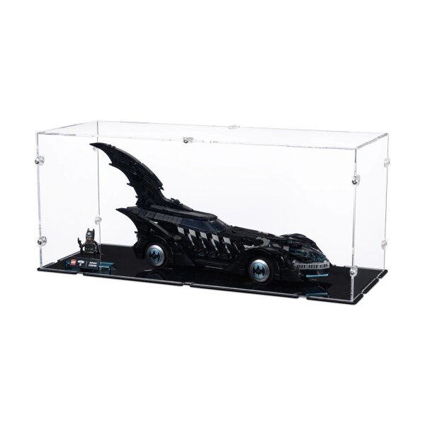 Acryl-Display f&uuml;r LEGO&reg; 76304 Batman Forever Batmobil  (Mit schwarzem Boden)