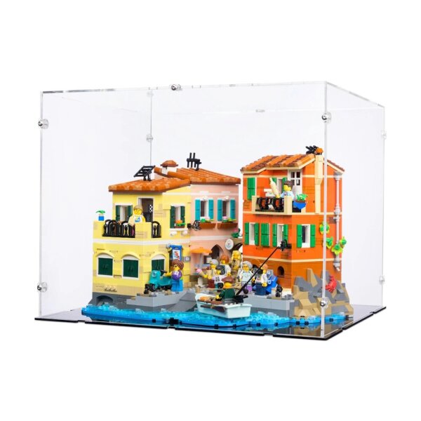 Acrylic display for LEGO&reg; 21359 Italian Riviera (With black base)