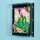 Pr&eacute;sentoir mural en acrylique pour LEGO&reg; 75685 Tableau d&rsquo;Emerald City (avec fond noir)