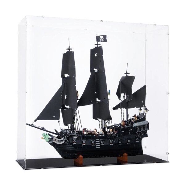 Acrylic display for LEGO&reg; 10365 Captain Jack Sparrows Pirate Ship (With black floor)