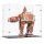 Acrylic display for LEGO&reg; 40806 Star Wars Gingerbread AT-AT Walker (With black floor)