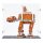 Acrylic display for LEGO&reg; 40806 Star Wars Gingerbread AT-AT Walker (With black floor)