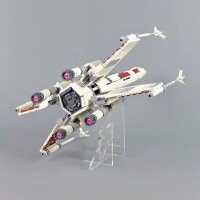Acrylic stand for LEGO&reg; 75355 Star WarsUCS X-Wing Starfighter (angled, 4 cm high)