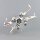 Acrylic stand for LEGO&reg; 75355 Star WarsUCS X-Wing Starfighter (angled, 4 cm high)