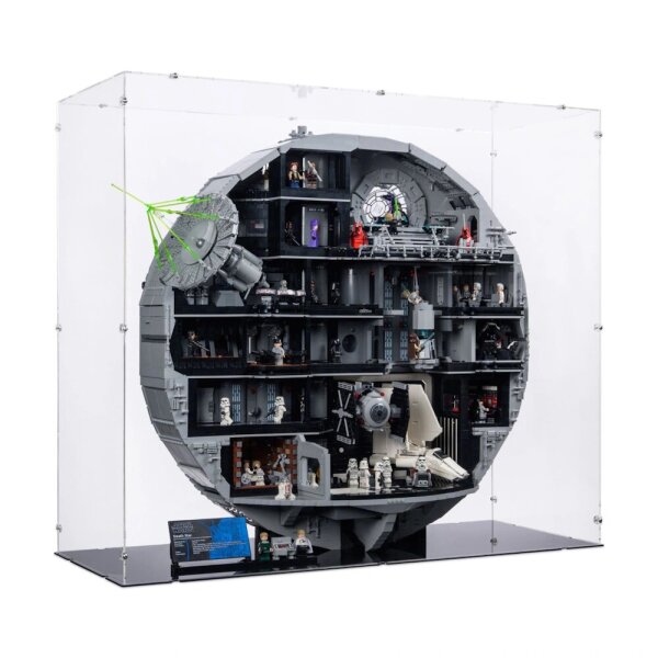 Acrylic display for LEGO&reg; 75419 Star Wars - UCS Death Star (With black floor)