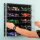 Acryl-Wand-Display f&uuml;r LEGO&reg; f&uuml;r 10 Speed Champions F1 Serie  (Mit schwarzem Hintergrund)
