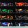Acryl-Wand-Display f&uuml;r LEGO&reg; f&uuml;r 10 Speed Champions F1 Serie  (Mit schwarzem Hintergrund)