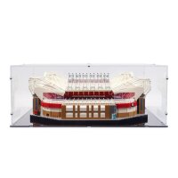 Display in acrilico per LEGO&reg; 10272 Stadio Old Trafford Manchester United (con base nera)