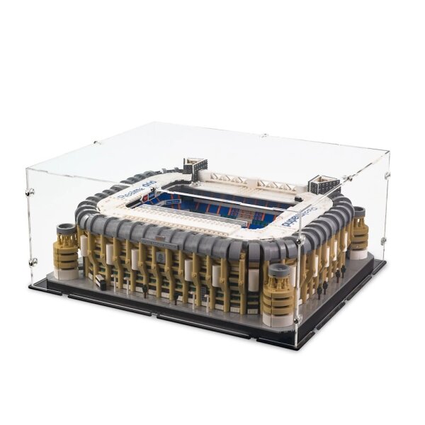 Acrylic display for LEGO&reg; 10299 Real Madrid Santiago Bernabeu Stadium (With black floor)