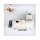 Acryl-XL-Display f&uuml;r LEGO&reg; 21330 Kevin &ndash; Allein zu Haus (mit weissem Boden)