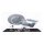 Pr&eacute;sentoir en acrylique pour LEGO&reg; 10356 Star Trek: U.S.S. Enterprise NCC-1701-D (avec fond noir et 2 supports)