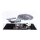 Pr&eacute;sentoir en acrylique pour LEGO&reg; 10356 Star Trek: U.S.S. Enterprise NCC-1701-D (avec fond noir et 2 supports)