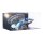Display in acrilico per LEGO&reg; 10356 Star Trek: U.S.S. Enterprise NCC-1701-D (Con immagine di sfondo, base nera inc. 2 supporti)