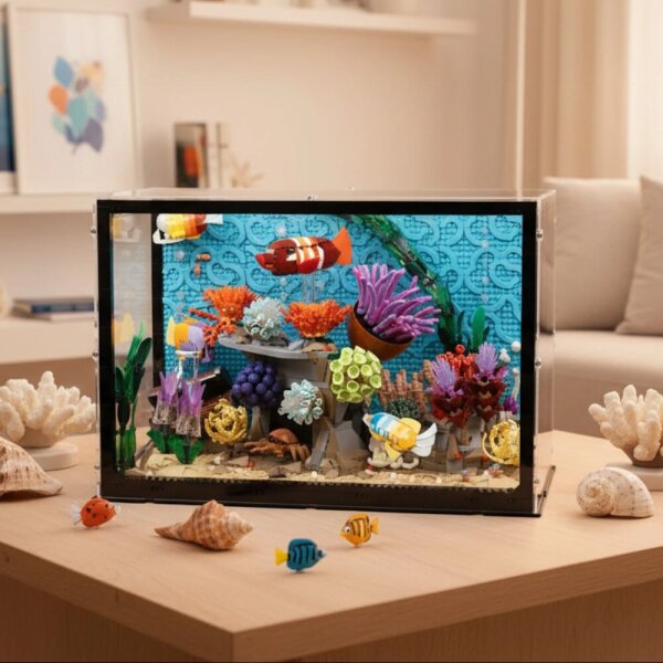 Display in acrilico per LEGO&reg; 10366 Acquario tropicale
