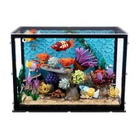 Display in acrilico per LEGO&reg; 10366 Acquario tropicale