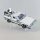 Acrylic stand for LEGO&reg; 10300 Back to the Future Time Machine MK2 (Angled)