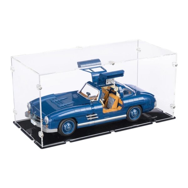 Acryl-Display f&uuml;r Mattel Hot Wheels Mercedes-Benz 300 SL (Mit schwarzem Boden)