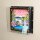 Acrylic wall display for LEGO&reg; Japanese Cherry Blossom Landscape (with black background)