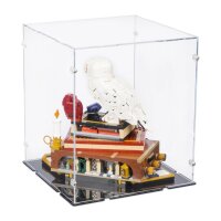 Display in acrilico per LEGO&reg; 76466 Harry Potter - Pietra filosofale &ndash; Edizione del collezionista (con fondo nero)