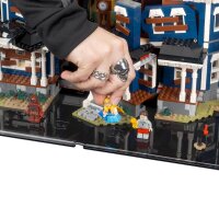 Acrylic displaySpecial Version for LEGO&reg; 11370 Stranger Things Creel House (With background image & black base)