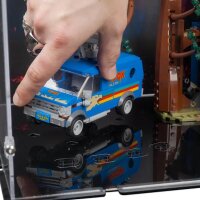 Acrylic displaySpecial Version for LEGO&reg; 11370 Stranger Things Creel House (With background image & black base)